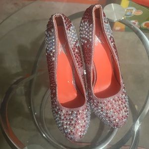 Rhinestone heels